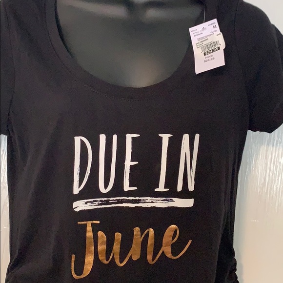 Motherhood Maternity “Due in June” Tee - Picture 4 of 4